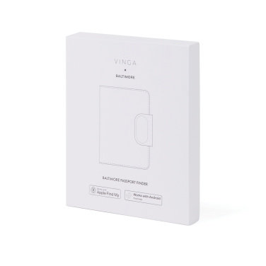 Logo trade promotional product photo of: VINGA Baltimore RCS Passport Cover With Finder Dual