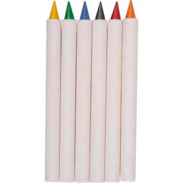 Logo trade corporate gift photo of: Infinity Set of Wax Crayons KINGSTON