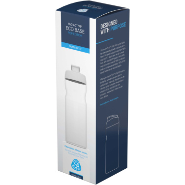 Logo trade advertising products picture of: H2O Active® Eco Base 650 ml flip lid sport bottle