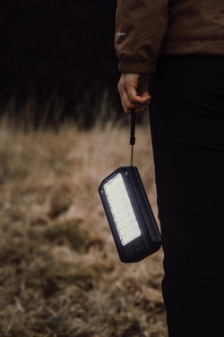 Logo trade promotional gifts picture of: Nordic Drift Titan 10.000mAh solar powerbank with 3 panels