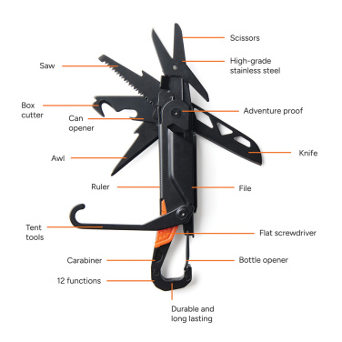 Logotrade promotional item image of: Nordic Drift Adventure Multitool