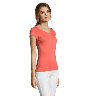 Logotrade promotional gift image of: MOON WOMEN T-SHIRT 150g