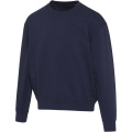 Boris 280 g/m2 unisex OCS organic oversized crewneck sweater, Navy