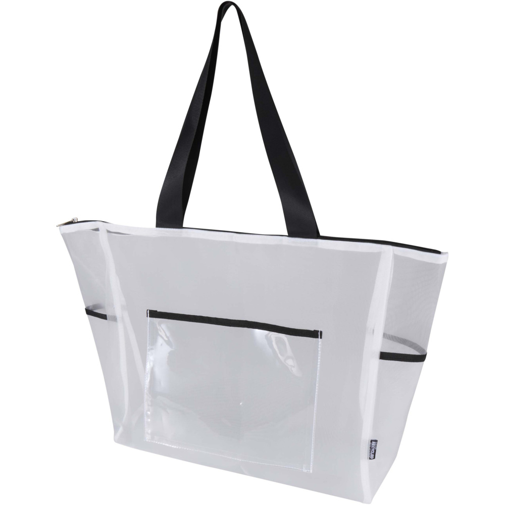 Logotrade promotional merchandise picture of: Mesh GRS recycled tote bag 23L
