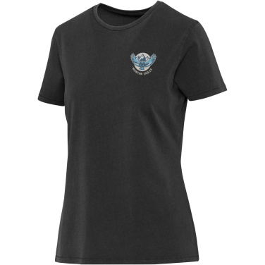 Logotrade business gifts photo of: Nanaimo 160 g/m2 short sleeve washed women's t-shirt
