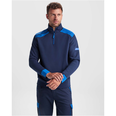 Logo trade corporate gift photo of: Maverick 280 g/m2 men's half zip sweater