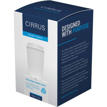 Logo trade promotional merchandise image of: Cirrus POP 350 ml tumbler with 360° lid