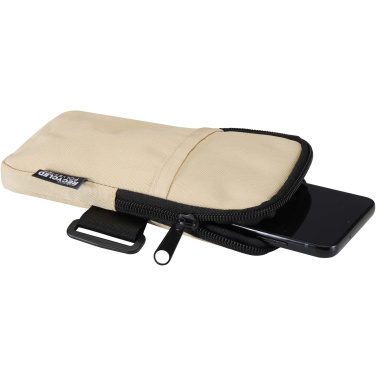 Logo trade promotional merchandise image of: Byron GRS recycled bottle pouch