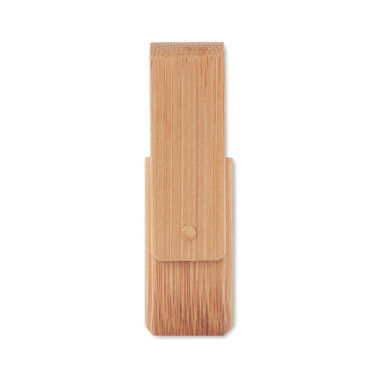 Logo trade promotional gift photo of: Bamboo USB