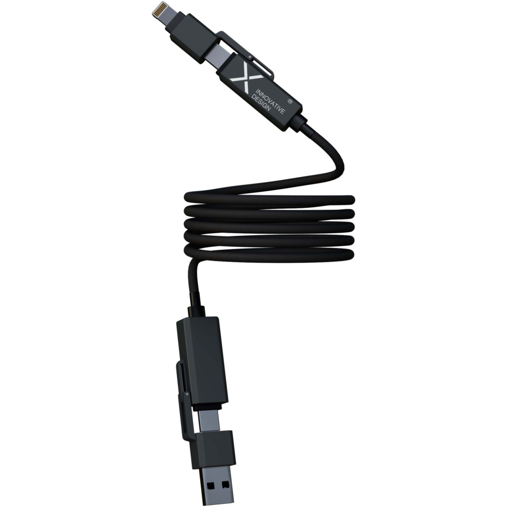 Logo trade business gift photo of: SCX.design C59 100W magnetic silicone charging cable