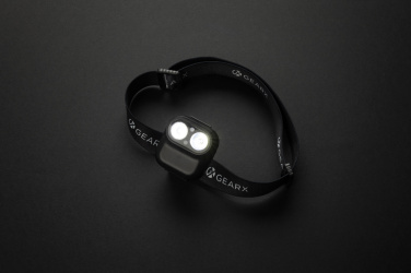 Logo trade promotional merchandise image of: Gear X RCS rPlastic head torch with motion sensor