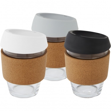 Logotrade reklaamtooted pilt: Lidan 360 ml borosilikaatklaasist termotops silikoonkaanega