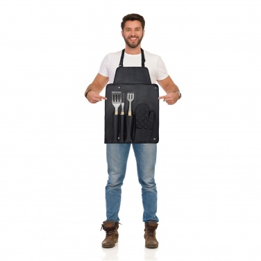 Logotrade ärikingitused pilt: Gril 3-osaline BBQ tööriistade komplekt ja kinnas 