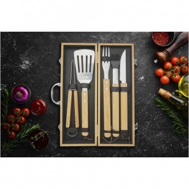 Logotrade firmakingi foto: Churras 5-osaline BBQ komplekt