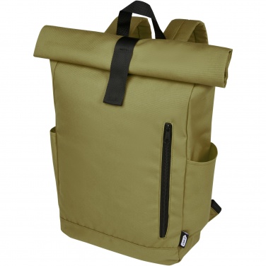 Logo trade ärikingituse pilt: Byron 15,6" GRS RPET rull-top seljakott 18L