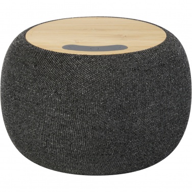 Logotrade ärikingitused pilt: Ecofiber bambusest/RPET Bluetooth® kõlar ja juhtmevaba laadimisalus