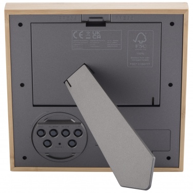 Logo trade reklaamkingi pilt: Sasa bambusest fotoraam termomeetriga