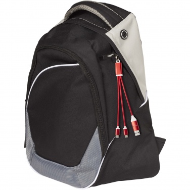 Logo trade ärikingitused foto: Metallist 4-in-1 taaskasutatud alumiiniumist laadimiskaabel võtmehoidjaga