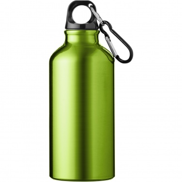 Logotrade reklaamtoote foto: Oregon 400 ml alumiiniumist veepudel karabiiniga