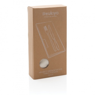 Logo trade firmakingituse pilt: Ukiyo Aware™ 180gr puuvillased salvrätikud 4tk komplekt