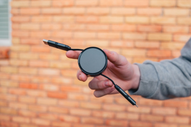 Logotrade firmakingituse foto: Terra RCS taaskasutatud alumiiniumist sissetõmmatav 6-ühes kaabel