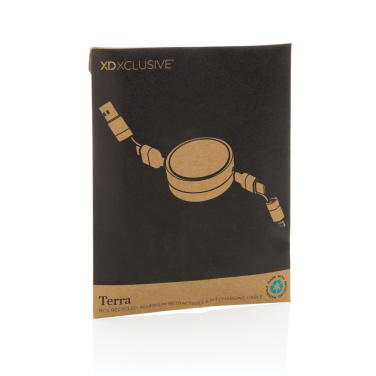 Logo trade firmakingitused foto: Terra RCS taaskasutatud alumiiniumist sissetõmmatav 6-ühes kaabel