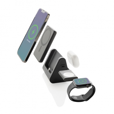 Logo trade reklaamkingitused foto: Powerbase RCS taaskasutatud plastist kolm ühes laadija koos toitepangaga