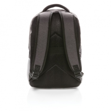 Logotrade reklaamtoote foto: Duo värviline RPET 15,6" RFID sülearvuti seljakott PVC-vaba