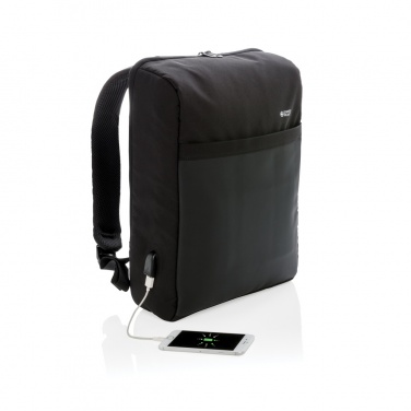Logotrade meened pilt: Swiss Peak 15-tolline vargusvastane RFID ja USB seljakott PVC-vaba