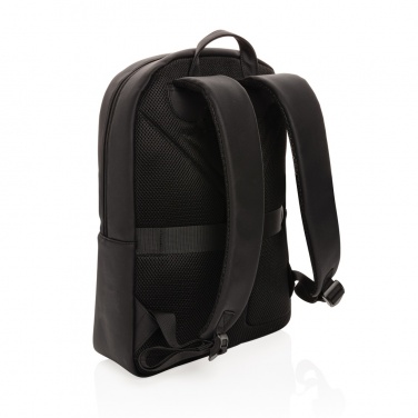 Logo trade ärikingi pilt: Swiss Peak deluxe PU sülearvuti seljakott PVC-vaba