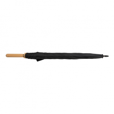 Logotrade firmakingi foto: 23" Impact AWARE™ RPET 190T automaatselt avatav bambusest vihmavari