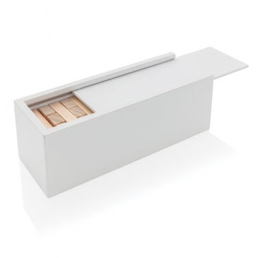 Logo trade reklaamtooted foto: Luksuslik kukkuva torni puitplokkide virnastamise mäng