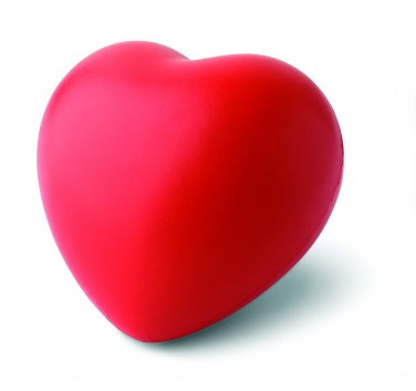 Logotrade reklaamtoote foto: Stressivastane südame PU materjal
