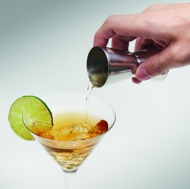 Logo trade reklaamtoote pilt: Roostevabast terasest jiger