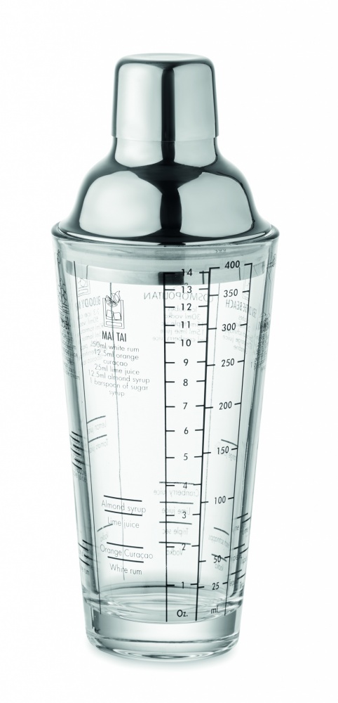 Logo trade reklaamkingi pilt: Klaasist kokteilišeiker 400 ml