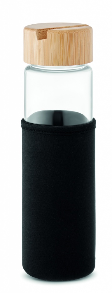 Logo trade ärikingi pilt: Klaaspudeli bambusest kaas 600ml