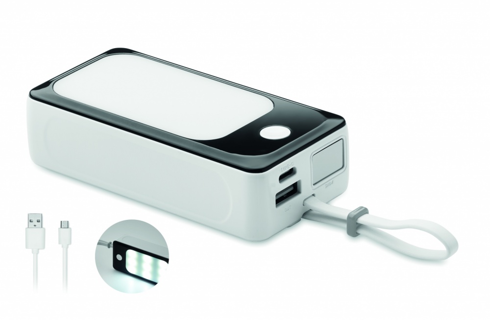 Logotrade reklaamtooted pilt: 10000 mAh akupank koos COB-ga