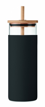 Logotrade reklaamkingid pilt: 450 ml bambusest kaane ja kõrrega joogitops