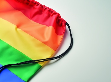 Logotrade reklaamtooted pilt: Rainbow RPET nööriga kott