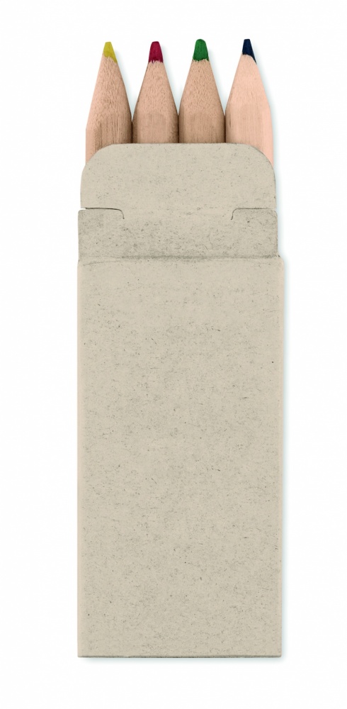 Logotrade firmakingitused pilt: 4 mini värvilist pliiatsit