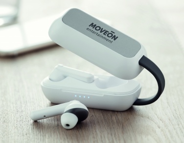 Logo trade firmakingid foto: TWS juhtmevaba laadimisega kõrvaklapid