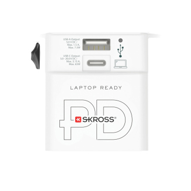 Logo trade ärikingid foto: SKROSS World Travel Adapter MUV 65W PD USB C kaabliga