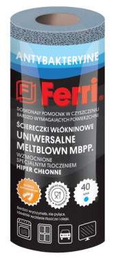 Logo trade firmakingi pilt: Super MELTBLOWN mittekootud puhastuslapp (40 lehega rull) 145021200