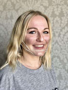 Logotrade reklaamkingitused pilt: ATENA läbipaistev näokaitse-mask suu ja nina jaoks 1461162
