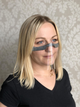 Logo trade reklaamtoote pilt: KALIPSO näokaitse - läbipaistev mask suu ja nina jaoks 1447162