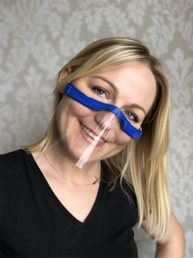 Logotrade ärikingid pilt: KALIPSO näokaitse - läbipaistev mask suu ja nina jaoks 1447162