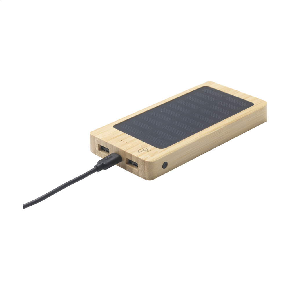 Logotrade meene foto: Solar Powerbank 8000+ juhtmevaba laadija