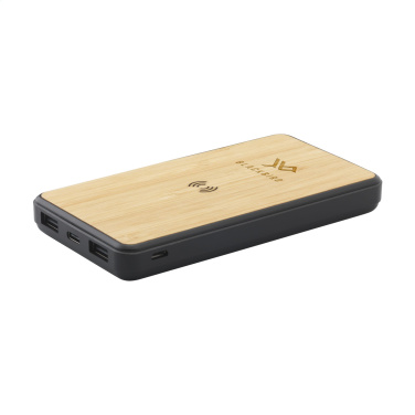 Logotrade reklaamkingi foto: Boru Bamboo RCS taaskasutatud ABS Powerbanki juhtmeta laadija