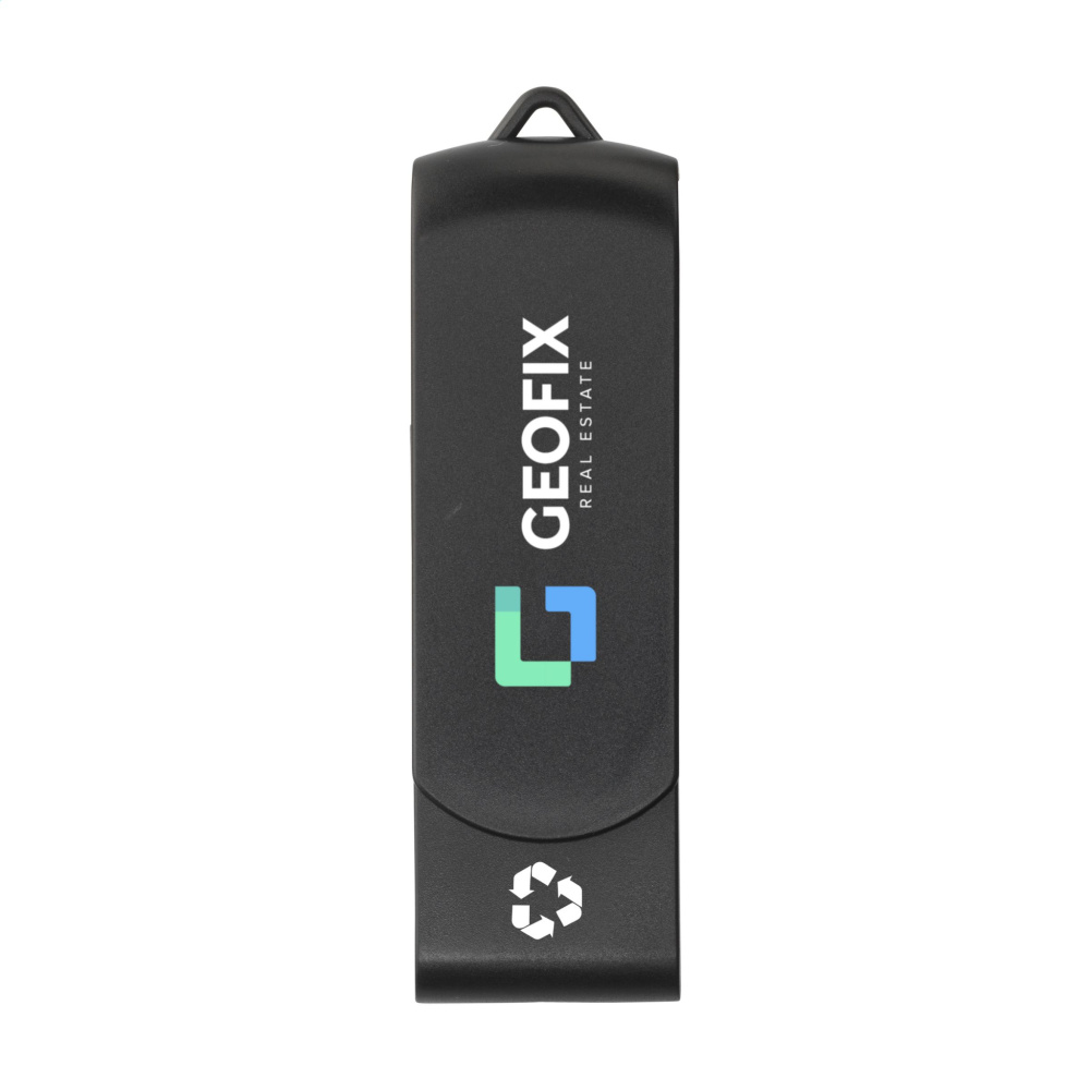 Logotrade reklaamkingitused pilt: USB Twist Recycle 64 GB