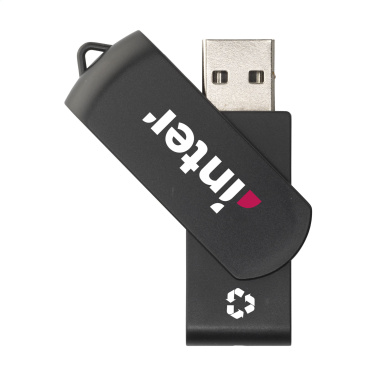 Logotrade reklaamkingituse foto: USB Twist Recycle 64 GB